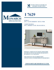 Monarch Specialties I 7629 Instructions D'assemblage