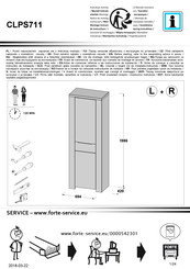 Forte CLPS711 Notice De Montage