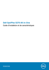 Dell OptiPlex 5270 Guide D'installation Et De Caractéristiques