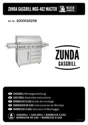 Mayer Barbecue ZUNDA MASTER MGG-462 Guide De Montage