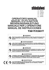 Shindaiwa C361T Manuel D'utilisation