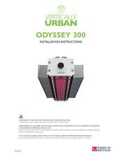 VERTICALLY URBAN ODYSSEY 300 Instructions D'installation