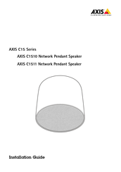 Axis Communications C1511 Instructions D'installation