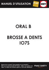 Braun ORAL-B IO7S Manuel D'utilisation