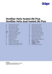 Dräger VentStar Helix dual heated N Plus Notice D'utilisation