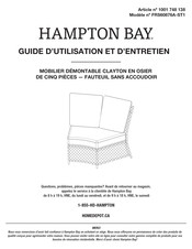 HAMPTON BAY FRS60876A-ST1 Guide D'utilisation Et D'entretien