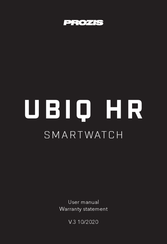 PROZIS UBIQ HR Manuel D'utilisation