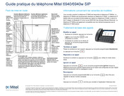 Mitel 6940w Guide Pratique