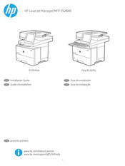 HP LaserJet Managed E52645 Serie Guide D'installation