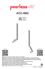 peerless-AV ACC-SB2 Instructions De Montage