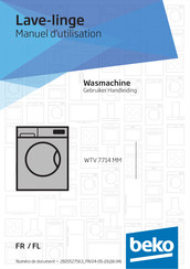 Beko WTV 7714 MM Manuel D'utilisation