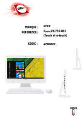 Acer Aspire Z3-705-011 Manuel D'utilisation