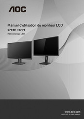 AOC 27E1H Manuel D'utilisation