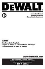 DeWalt DCE158 Guide D'utilisation