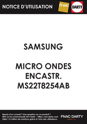 Samsung MS22T8254AB Manuel D'utilisation