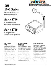 3M 1700 Série Guide De L'utilisateur