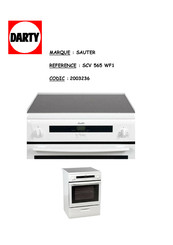 sauter SCV 565 WF1 Guide D'installation