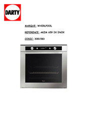 Whirlpool AKZM 659 IX INOX Mode D'emploi