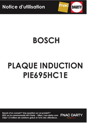 Bosch PIE HC Série Manuel D'utilisation