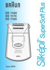 Braun Silk-epil SuperSoft Plus EE 1180 Mode D'emploi