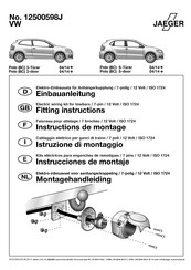 Jaeger 12500598J Instructions De Montage