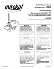 Eureka 920 Serie Guide Du Propriétaire