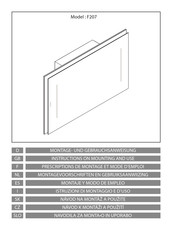 Refsta F207 Prescriptions De Montage Et Mode D'emploi