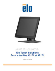 Elo Touch Solutions 1517L Guide De L'utilisateur