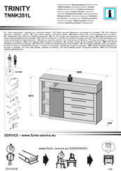 Forte TRINITY TNNK351L Notice De Montage