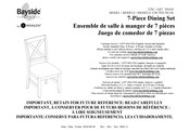 Whalen Bayside Furnishings CSC7PD-7B-UK 336445 Instructions De Montage