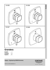 Grohe Grandera 19 939 Manuel D'installation