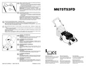 McCulloch M675T53FD Manuel D'instructions