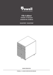 Powell 20A2070WF Instructions D'assemblage