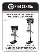 King Canada KC-116N Manuel D'instructions