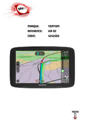 TomTom VIA 62 Manuel D'utilisation