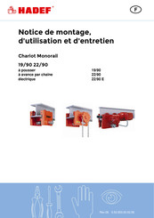 HADEF 19/90 Notice De Montage, D'utilisation Et D'entretien