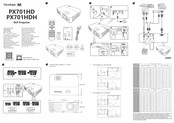 ViewSonic PX701HDH Guide De Démarrage Rapide