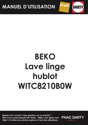 Beko WITC8210B0W Manuel D'utilisation