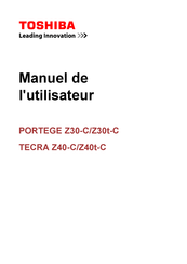 Toshiba Z30-C Manuel De L'utilisateur