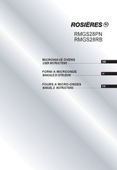 ROSIERES RMGS28RB Manuel D'instructions