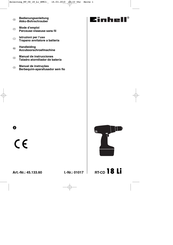 EINHELL RT-CD 18 Li Mode D'emploi