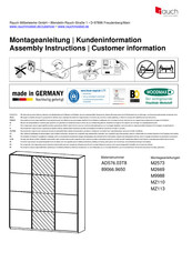 Rauch Kepan AD576.03T8 Instructions De Montage