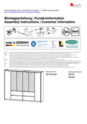 Rauch M2244 Instructions De Montage