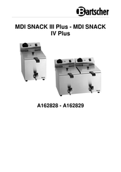 Bartscher MDI SNACK IV Plus Manuel D'utilisation Original