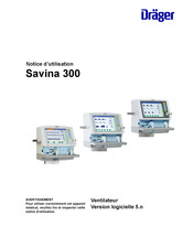 Dräger Savina 300 Notice D'utilisation