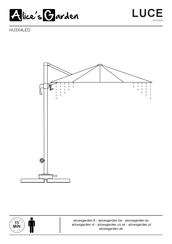 Alice's Garden LUCE HU3X4LED Mode D'emploi