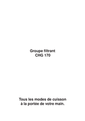 FAURE CHG 170 Manuel D'utilisation