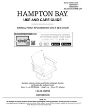 HAMPTON BAY 1005632308 Guide D'utilisation Et D'entretien