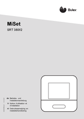 Vaillant MiSet SRT 380f/2 Notice D'utilisation Et D'installation