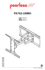 peerless-AV PA762-UNMH Mode D'emploi